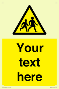 Custom Warning children Sign